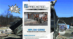 Desktop Screenshot of precasteel.com
