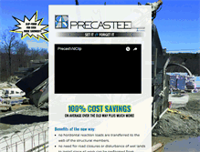 Tablet Screenshot of precasteel.com